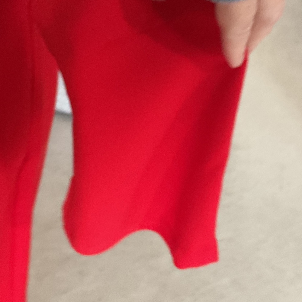 Banana Republic Red dress AND  Tahari jacket, AND gold necklace - Picture 7 of 12